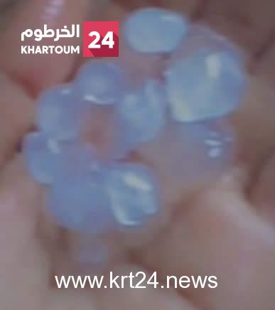بالصور..  أمطار مصحوبة بتساقط الثلوج قبل قليل بالقضارف