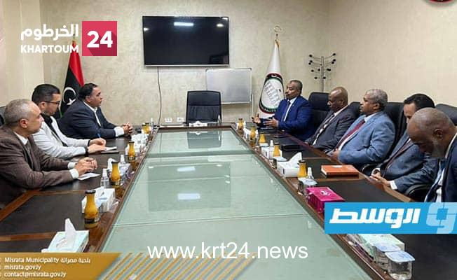 مباحثات سودانية ليبية تناقش التعاون الاقتصادي وحماية الجالية السودانية