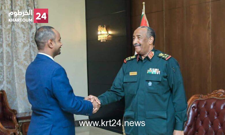البرهان يبحث مع وزير الدفاع الصومالي توحيد الجهود لمكافحة الإرهاب