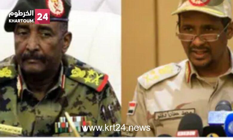 عاجل..  برمة ناصر:  البرهان ودقلو أبديا رغبة حقيقية للتنحي عن المشهد السياسي