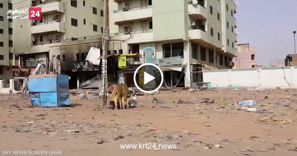 الخرطوم24 ترصد الأوضاع في منطقة شمبات بالخرطوم بحري