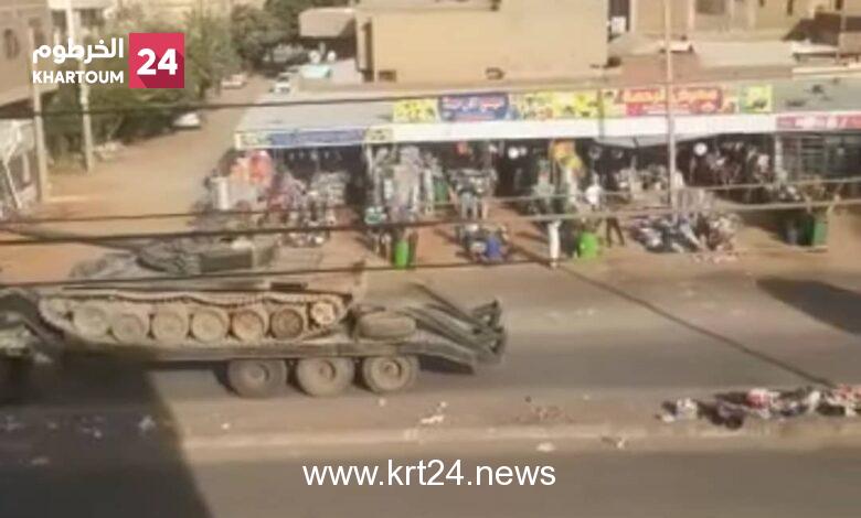 ارتكازات للجيش في مدن العاصمة القومية الثلاث واغلاق شارع المطار من الناحية الشمالية الشرقية
