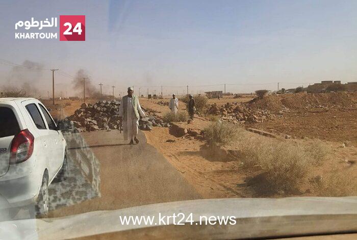الصور الأولوية لإغلاق الخرطوم من قبل الإدارة الأهلية..  إغلاق طريق الريف الجنوبي رفضا للاتفاق الإطاري
