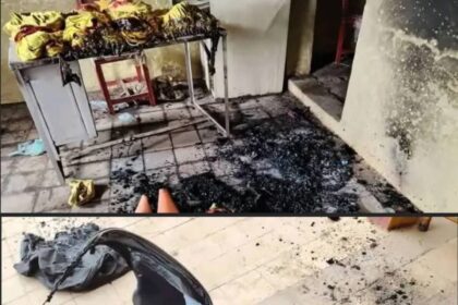 حريق هائل يلتهم مرافق نادي المريخ الأبيض بشمال كردفان