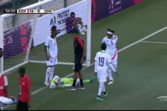 إنسحاب منتخب السودان من مباراة قبل نهايتها